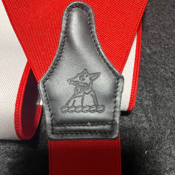 Men suspenders red. - Picture 2 of 4